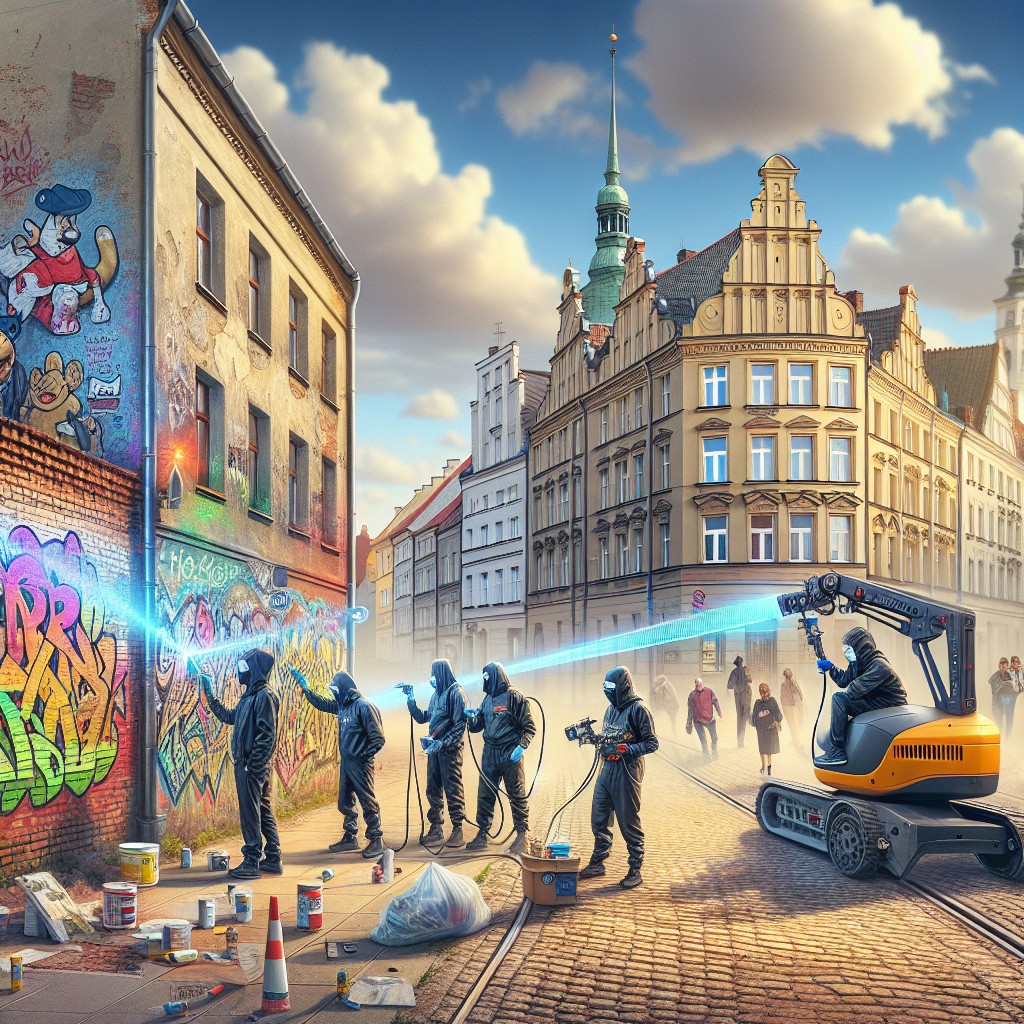 Czy czyszczenie laserem graffiti w Piotrkowie Trybunalskim jest skuteczne?