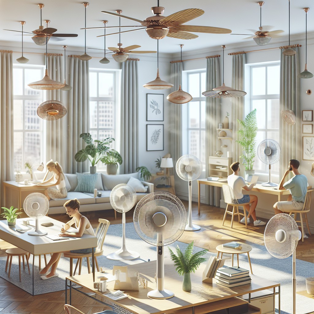 Wynajem wentylatorów w przestrzeniach coworkingowych